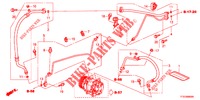 KLIMAANLAGE (FLEXIBLES/TUYAUX) (LH) für Honda JAZZ 1.2 S 5 Türen 5 gang-Schaltgetriebe 2012