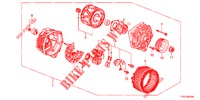 LICHTMASCHINE (MITSUBISHI) für Honda JAZZ 1.2 S 5 Türen 5 gang-Schaltgetriebe 2012
