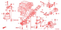 MOTORBEFESTIGUNG (MT) für Honda JAZZ 1.2 S 5 Türen 5 gang-Schaltgetriebe 2012