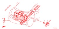 MOTORKABELBAUM, STREBE(1.7L)(RH)  für Honda JAZZ 1.2 S 5 Türen 5 gang-Schaltgetriebe 2012