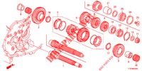 NEBENWELLE  für Honda JAZZ 1.2 S 5 Türen 5 gang-Schaltgetriebe 2012