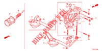 OELPUMPE/OELSIEB  für Honda JAZZ 1.2 S 5 Türen 5 gang-Schaltgetriebe 2012