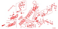 VORDERSITZ/SITZGURTE (D.) für Honda JAZZ 1.2 S 5 Türen 5 gang-Schaltgetriebe 2012