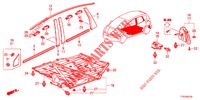 ZIERLEISTE/SCHUTZ  für Honda JAZZ 1.2 S 5 Türen 5 gang-Schaltgetriebe 2012