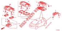 INNENLEUCHTE  für Honda JAZZ 1.2 LSLP 5 Türen 5 gang-Schaltgetriebe 2012