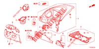 INSTRUMENT, ZIERSTUECK (COTE DE CONDUCTEUR) (LH) für Honda JAZZ 1.2 LSLP 5 Türen 5 gang-Schaltgetriebe 2012