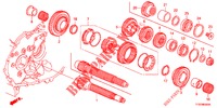 NEBENWELLE  für Honda JAZZ 1.2 LSLP 5 Türen 5 gang-Schaltgetriebe 2012