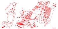 RUECKSITZ/SITZGURT, (D.) für Honda JAZZ 1.2 LSLP 5 Türen 5 gang-Schaltgetriebe 2012