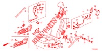 VORDERSITZ/SITZGURTE (D.) für Honda JAZZ 1.2 LSLP 5 Türen 5 gang-Schaltgetriebe 2012