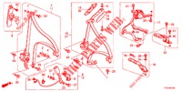 VORDERSITZ/SITZGURTE  für Honda JAZZ 1.2 LSLP 5 Türen 5 gang-Schaltgetriebe 2012