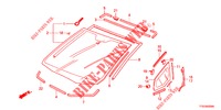 WINDSCHUTZSCHEIBE, VORNE/ HECKFENSTER  für Honda JAZZ 1.2 LSLP 5 Türen 5 gang-Schaltgetriebe 2012