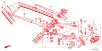 WINDSCHUTZSCHEIBENWISCHER (LH) für Honda JAZZ 1.2 LSLP 5 Türen 5 gang-Schaltgetriebe 2012