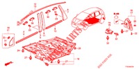 ZIERLEISTE/SCHUTZ  für Honda JAZZ 1.2 LSLP 5 Türen 5 gang-Schaltgetriebe 2012