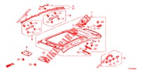 DACHVERKLEIDUNG (TOIT PANORAMIQUE) für Honda JAZZ 1.4 LUXURY 5 Türen 5 gang-Schaltgetriebe 2012