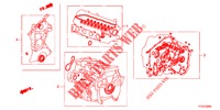 DICHTUNG SATZ/ GETRIEBE KOMPL.  für Honda JAZZ 1.4 LUXURY 5 Türen 5 gang-Schaltgetriebe 2012