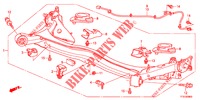 HINTERRADACHSE  für Honda JAZZ 1.4 LUXURY 5 Türen 5 gang-Schaltgetriebe 2012