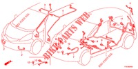 KABELBAUM (1) (LH) für Honda JAZZ 1.4 LUXURY 5 Türen 5 gang-Schaltgetriebe 2012