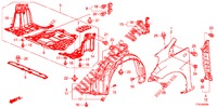 KOTFLUEGEL, VORNE  für Honda JAZZ 1.4 LUXURY 5 Türen 5 gang-Schaltgetriebe 2012