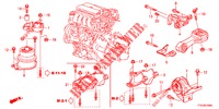 MOTORBEFESTIGUNG (MT) für Honda JAZZ 1.4 LUXURY 5 Türen 5 gang-Schaltgetriebe 2012