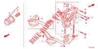 OELPUMPE/OELSIEB  für Honda JAZZ 1.4 LUXURY 5 Türen 5 gang-Schaltgetriebe 2012