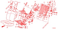 RUECKSITZ/SITZGURT, (G.) für Honda JAZZ 1.4 LUXURY 5 Türen 5 gang-Schaltgetriebe 2012