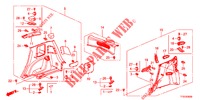 SEITENWANDVERKLEIDUNG(2D)  für Honda JAZZ 1.4 LUXURY 5 Türen 5 gang-Schaltgetriebe 2012