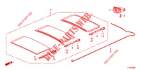 SONNENBLENDENTEILE  für Honda JAZZ 1.4 LUXURY 5 Türen 5 gang-Schaltgetriebe 2012