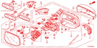 SPIEGEL/SCHIEBEDACH (VIRAGE AUTOMATIQUE) für Honda JAZZ 1.4 LUXURY 5 Türen 5 gang-Schaltgetriebe 2012