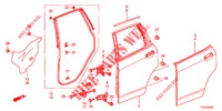 TUERTAFEL, HINTEN(4D)  für Honda JAZZ 1.4 LUXURY 5 Türen 5 gang-Schaltgetriebe 2012