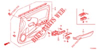 TUERVERKLEIDUNG, VORNE (LH) für Honda JAZZ 1.4 LUXURY 5 Türen 5 gang-Schaltgetriebe 2012