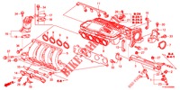 VERGASERISOLIERUNG/ ANSAUGKRUEMMER  für Honda JAZZ 1.4 LUXURY 5 Türen 5 gang-Schaltgetriebe 2012