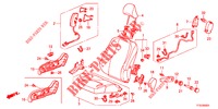 VORDERSITZ/SITZGURTE (D.) für Honda JAZZ 1.4 LUXURY 5 Türen 5 gang-Schaltgetriebe 2012