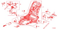VORNE SITZKOMPONENTEN (D.) (2) für Honda JAZZ 1.4 LUXURY 5 Türen 5 gang-Schaltgetriebe 2012