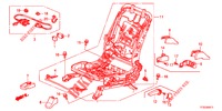 VORNE SITZKOMPONENTEN (G.) (2) für Honda JAZZ 1.4 LUXURY 5 Türen 5 gang-Schaltgetriebe 2012