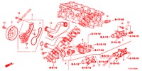 WASSERPUMPE/THERMOSTAT  für Honda JAZZ 1.4 LUXURY 5 Türen 5 gang-Schaltgetriebe 2012