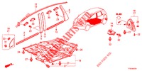 ZIERLEISTE/SCHUTZ  für Honda JAZZ 1.4 LUXURY 5 Türen 5 gang-Schaltgetriebe 2012