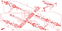 ANTRIEBSWELLE, VORNE/ HALBWELLE (1) für Honda JAZZ 1.4 ESL 5 Türen vollautomatische 2012