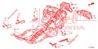 BODENMATTE/ISOLATOR  für Honda JAZZ 1.4 ESL 5 Türen vollautomatische 2012