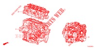 DICHTUNG SATZ/MOTOREINHEIT/GETRIEBE KOMPL.  für Honda JAZZ 1.4 ESL 5 Türen vollautomatische 2012