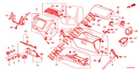 INSTRUMENT, ZIERSTUECK (COTE DE PASSAGER) (LH) für Honda JAZZ 1.4 ESL 5 Türen vollautomatische 2012