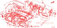 INSTRUMENTENBRETT, OBEN (LH) für Honda JAZZ 1.4 ESL 5 Türen vollautomatische 2012