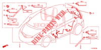 KABELBAUM (LH) (5) für Honda JAZZ 1.4 ESL 5 Türen vollautomatische 2012