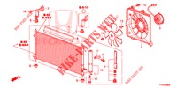 KLIMAANLAGE (CONDENSATEUR) für Honda JAZZ 1.4 ESL 5 Türen vollautomatische 2012