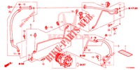 KLIMAANLAGE (FLEXIBLES/TUYAUX) (LH) für Honda JAZZ 1.4 ESL 5 Türen vollautomatische 2012