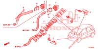 KLIMAANLAGE (SENSEUR/CLIMATISEUR D'AIR AUTOMATIQUE) für Honda JAZZ 1.4 ESL 5 Türen vollautomatische 2012