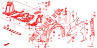 KOTFLUEGEL, VORNE  für Honda JAZZ 1.4 ESL 5 Türen vollautomatische 2012