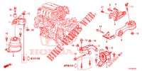MOTORBEFESTIGUNG (CVT) für Honda JAZZ 1.4 ESL 5 Türen vollautomatische 2012