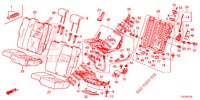 RUECKSITZ/SITZGURT, (G.) (2) für Honda JAZZ 1.4 ESL 5 Türen vollautomatische 2012
