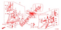 SEITENWANDVERKLEIDUNG(2D)  für Honda JAZZ 1.4 ESL 5 Türen vollautomatische 2012