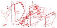 TUERTAFEL, HINTEN(4D)  für Honda JAZZ 1.4 ESL 5 Türen vollautomatische 2012